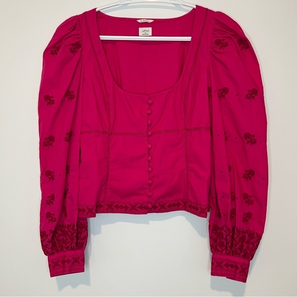 Aritzia Wilfred Palo Santo Blouse size XS - Picture 5 of 16